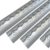 Aluminium Airlineschienen Set halbrunde Form 1 - 10 Meter - Halbrunde Airlineschiene zur Ladungssicherung für LKWs und Wohnmobile - Gebohrte Zurrschiene Silber - Zurrleiste / (4 Meter ( 4 x 1 Meter )) - 1