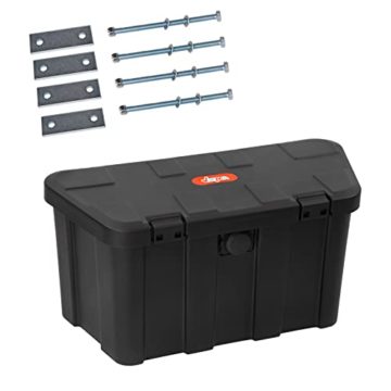 Anhänger Deichselbox Anhängerbox Staukiste DSB45 universal schwarz 150 kg 45 l 68x31x34 cm mit Zahlenschloss - 1