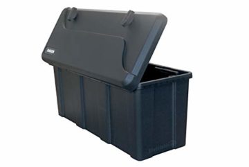 Blackit L - 750 x 300 x 355 mm, Deichselbox mit 2 Schlösser, Werkzeugkasten für Anhänger Staukiste 50 ltr Anhängerbox, Daken B50-2 - 6