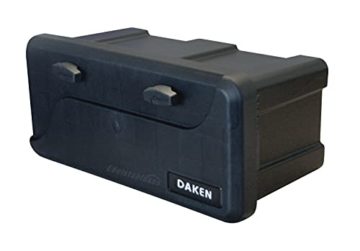 Deichselbox Blackit 2 - 550x250x295mm Anhängerbox Werkzeugkasten Anhänger Staukiste Werkzeugkiste Box 23L - 1