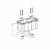 Deichselbox Blackit 2 inkl. V-Deichsel-Halter 550x250x295mm Anhängerbox Werkzeugkasten Staukiste Box Werkzeugkiste - 4