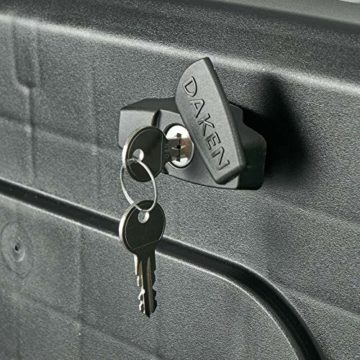 Deichselbox Daken Blackit L 750x300x355mm inkl. Vertikal Halter Werkzeugkasten Anhänger Staukiste - 2