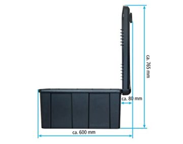Deichselbox mit Schloss, Werkzeugkasten für Anhänger Staukiste 23 ltr Anhängerbox, Daken B23-1 - 4