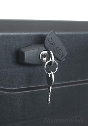 Deichselbox mit Schloss, Werkzeugkasten für Anhänger Staukiste 23 ltr Anhängerbox, Daken B23-1 - 6