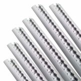 LABT Aluminium Airlineschienen Set halbrunde Form 10 Meter = 10 x 1 Meter - Halbrunde Airlineschiene zur Ladungssicherung für LKWs und Wohnmobile - Gebohrte Zurrschiene Silber - Zurrleiste - 1