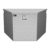 MSW Alubox abschließbar Werkzeugkasten ATB-830 Deichselbox 150 L Transportbox Metallbox mit Deckel Riffelblech 82 x 48 x 46 cm Aluminiumbox - 1