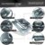 Tarpofix® Anhänger Zurrösen mit Gegenplatten (6 Stück) | Robuste Zurrmulden mit einer geprüften Zugkraft von 800daN pro Zurrhaken | Langlebige Verzurrösen aus verzinktem & extra dicken Stahl - 5