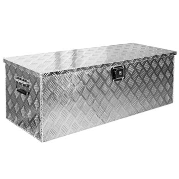 Truckbox Box Werkzeugkiste Anhängerbox Deichselbox 15 Größen Alumium Trucky, Boxentyp:D160 (109 x 40 x 38 cm) - 1
