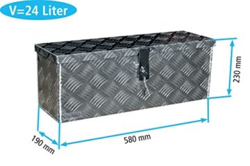 Truckbox D025 + MON2012 Montagesatz, Werkzeugkasten, Deichselbox, Transportbox - 2