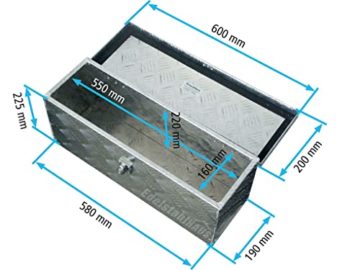 Truckbox D025 + MON2012 Montagesatz, Werkzeugkasten, Deichselbox, Transportbox - 3
