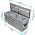 Truckbox D075 Deichselbox, Werkzeugbox, Alu Riffelblech, Transportbox, Alu Transportkiste, Anhängerkiste- ca. 71 Liter - 3