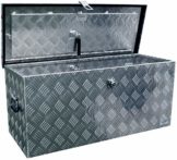 Truckbox D120 Edelstahlhaus Werkzeugkasten, Deichselbox, Transportbox, Alubox, Alukoffer, Deichselkasten - 1