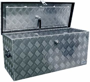 Truckbox D120 Edelstahlhaus Werkzeugkasten, Deichselbox, Transportbox, Alubox, Alukoffer, Deichselkasten - 1