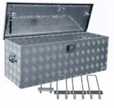 Truckbox D160 inkl. MON4004 Edelstahlhaus Werkzeugkasten, Deichselbox, Transportbox, Alubox, Alukoffer, Deichselkasten, inkl. Montagesatz, Montageset - 1