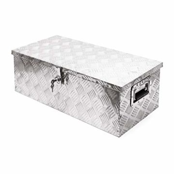 Werkzeugbox Aluminium 760x320x245mm Transportkiste Werkzeugkasten Werkzeugkiste - 3